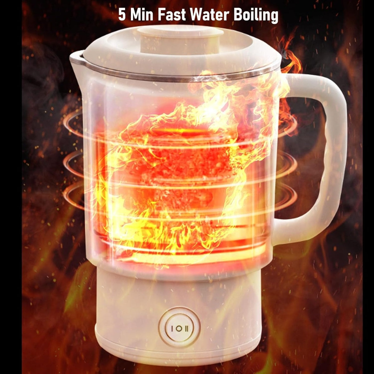 Compact Travel Folding Electric Kettle For Quick Water Boiling 800ml 8671761203338-1