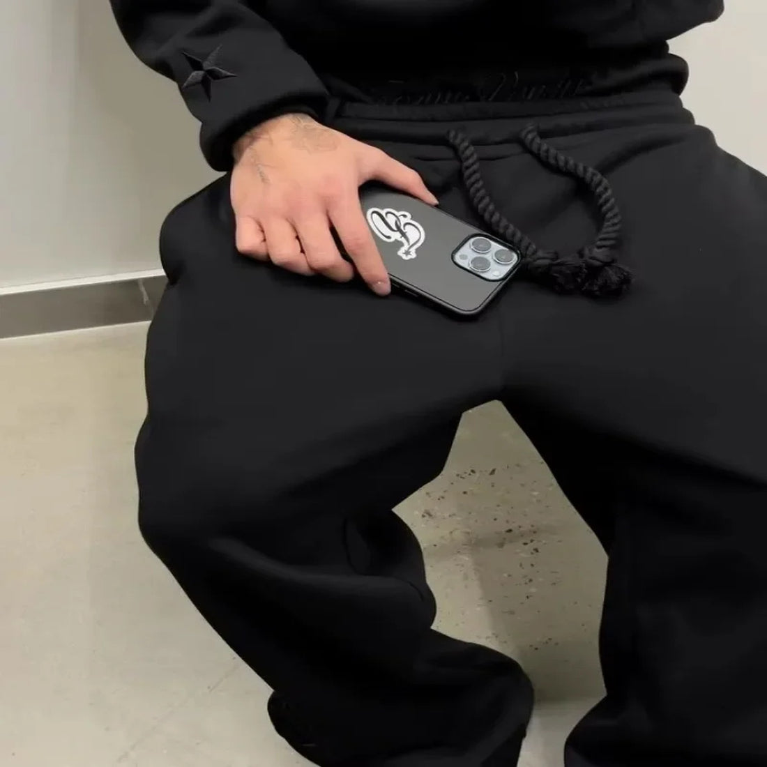 Double Waist Sweatpants – Stylish Dual-Layer Comfort 14997799993670-1