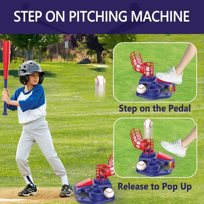 Complete Training Equipment Including Bat Ball Glove For Outdoor Sports Practice 5Y+ 11534461010188-1