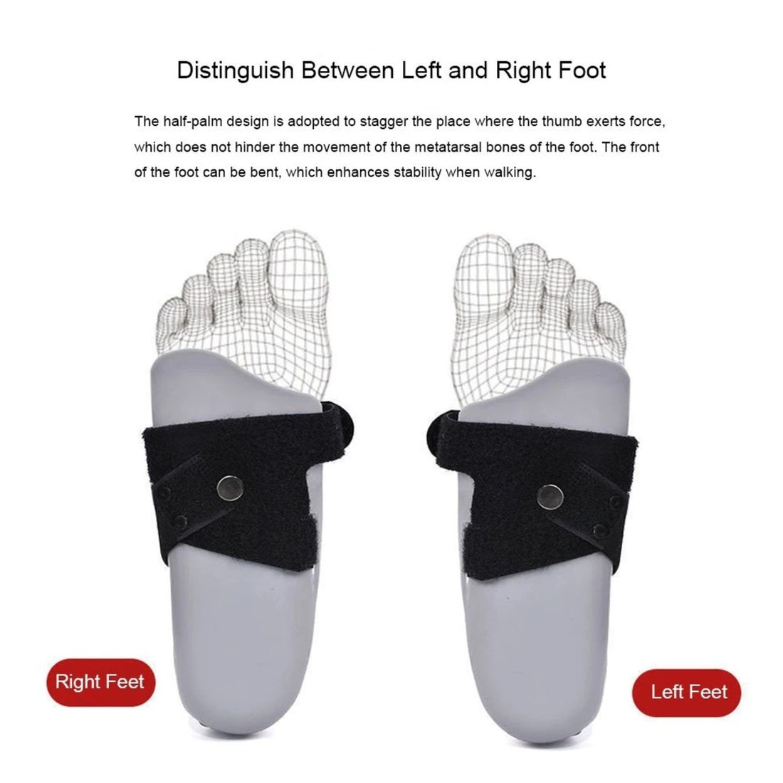 Adjustable AFO Foot Drop Brace – Ankle Orthosis Splint for Walking, Stroke Recovery & Sleeping Foot Support with Shoes 8525489864902-1