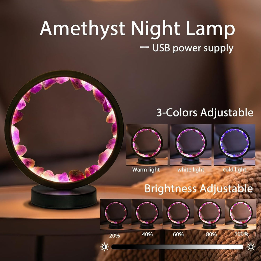 Amethyst Halo Lamp For Spiritual Protection 9967661154650-1