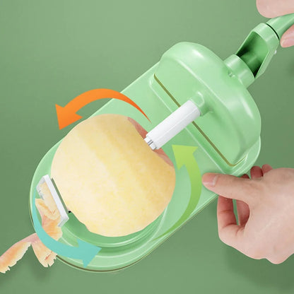 Fast Automatic Fruit Apple Peeler Thin Peel Suction Base
