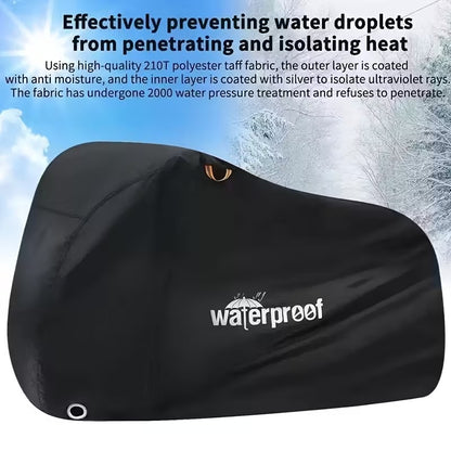 Rugged Waterproof Bicycle Cover - Heavy Duty Protection for Outdoor Storage and Weather Resistance 9932748325185-1
