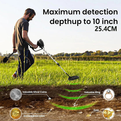 Professional Underground Metal Detector - Accuracy for Gold Detecting & Treasure Hunting 9749348417857-1