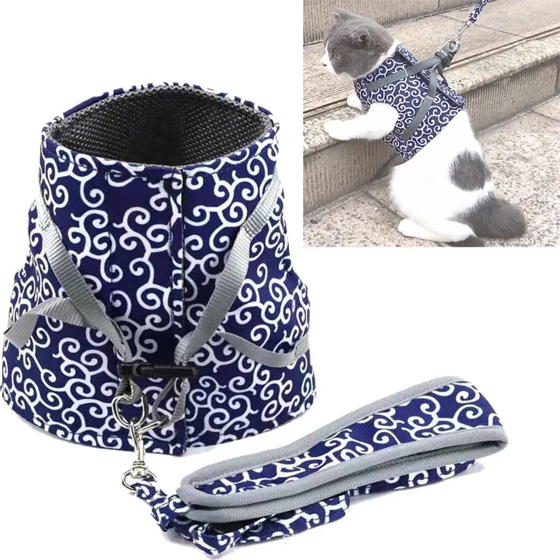 Cat Harness Vest For Safety & Comfort 10513048961288-1