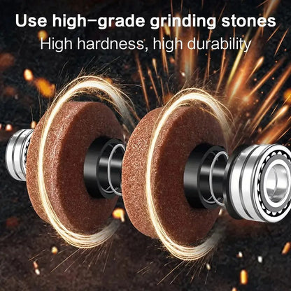Electric Knife Sharpener - Double-Sided - 5-Second USB Rechargeable Blade Restorer 15146752901446-1