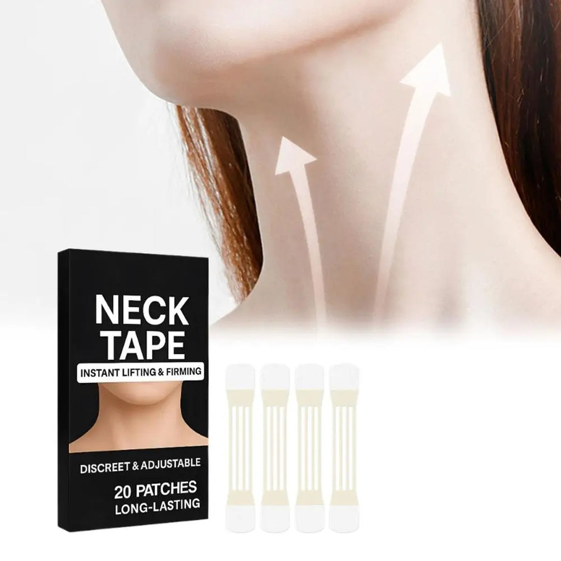 Invisible Neck Face Lift Tape - Instant Wrinkle Smoothing Firming 10788165714254-1
