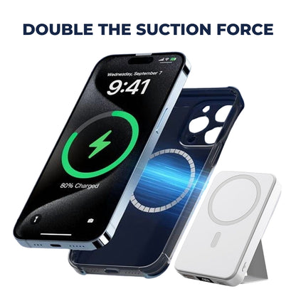 Portable Magnetic Wireless Power Bank 10000Mah Fast Charge With Stand 7974566166575-1