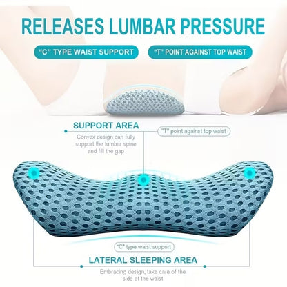 Ergonomic Lumbar Support Cushion for Lower Back Pain Relief - Ideal for Office, Driving, and Home Use 9878962897217-1