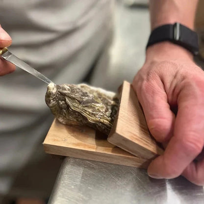 Premium Wood Handle Oyster Shell Opener Clamp 15772003762521-1