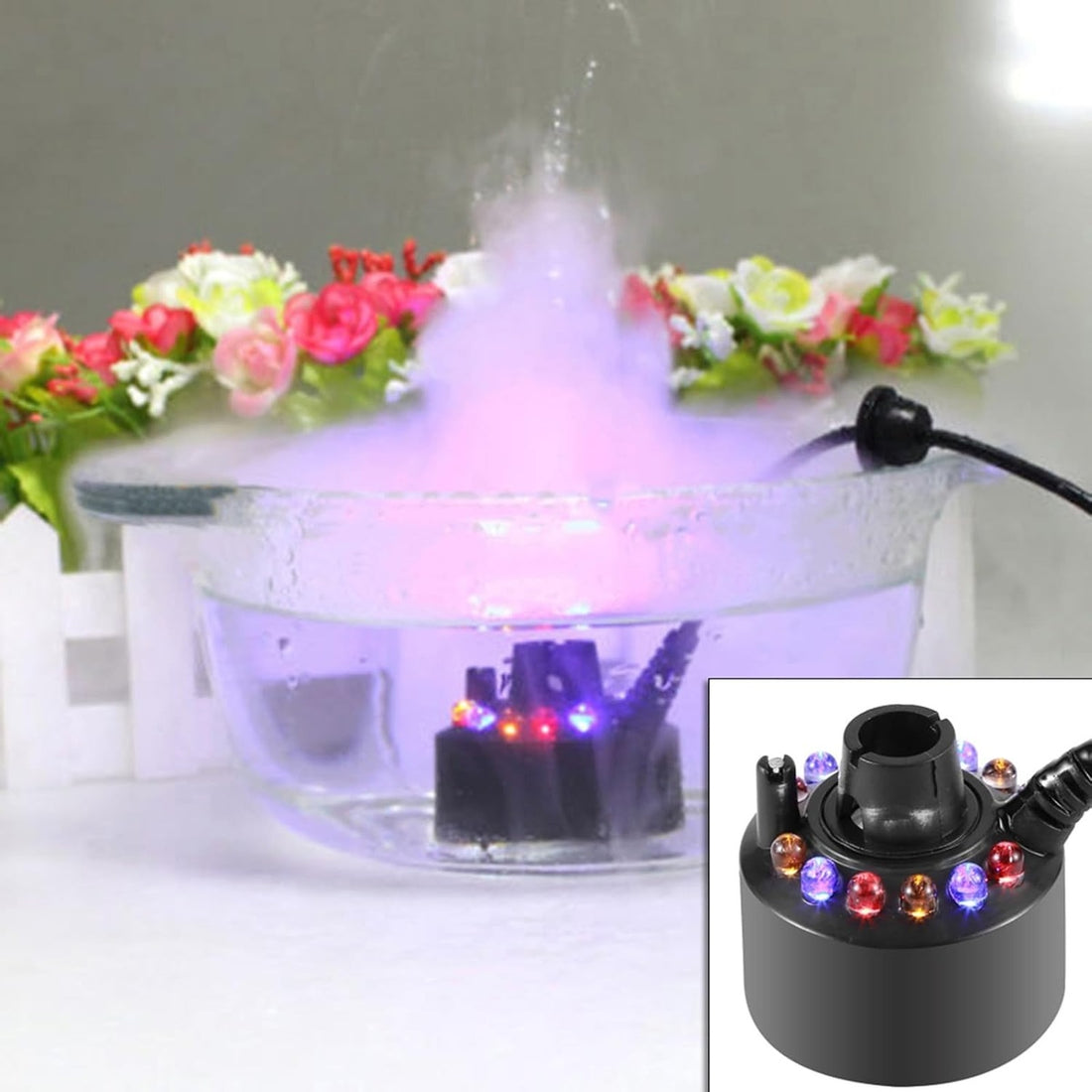 12 LED Light Ultrasonic Mist Maker Fogger 9551802040622-1