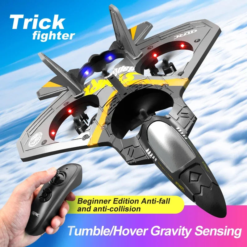 V17 Jet Fighter Stunt RC Airplane 6Y+ 7496190918791-1