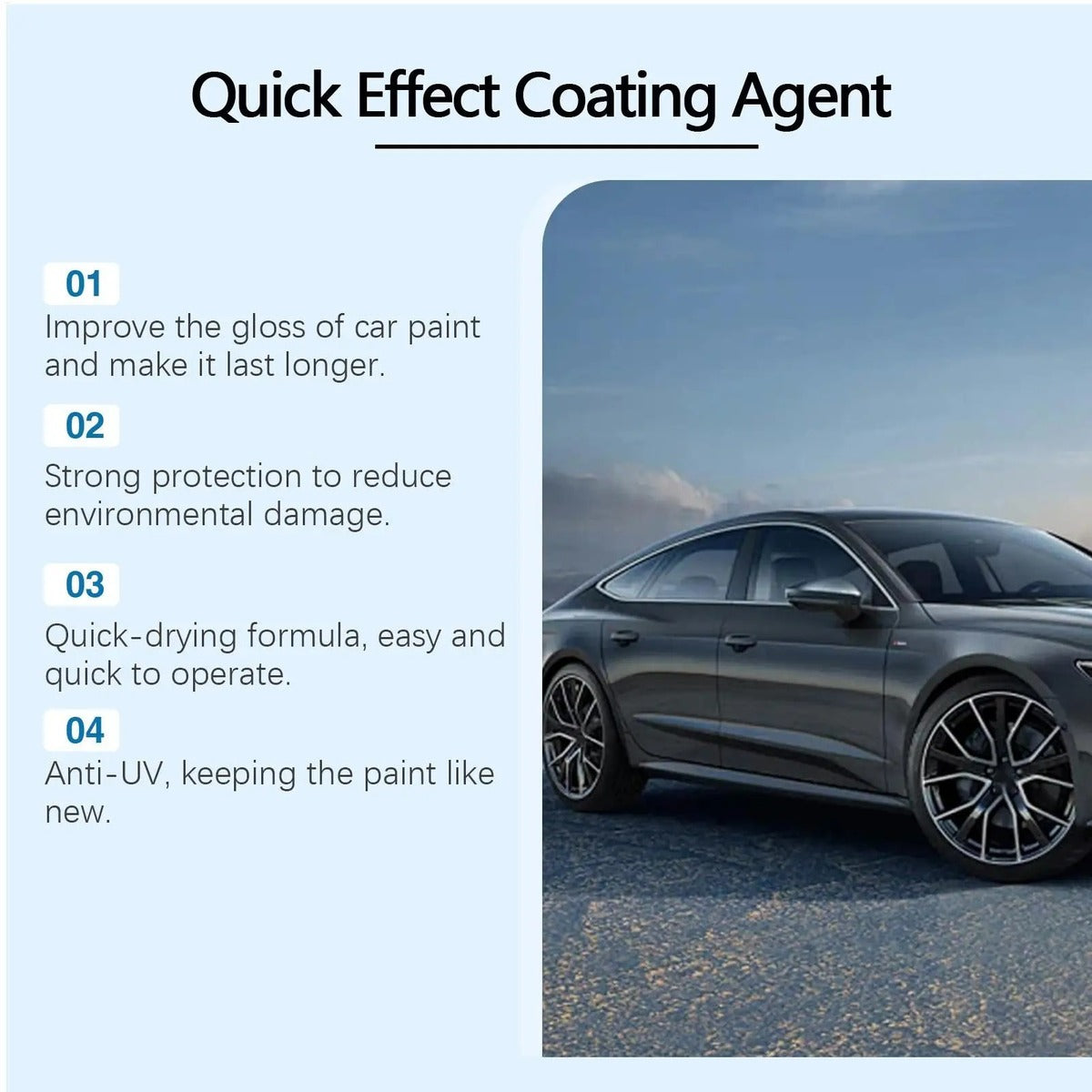 Car Wax Spray For Quick Shine And Protective Coating On Vehicles (120ml) 15128318345542-1