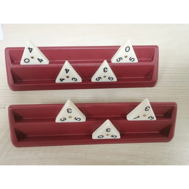 Triangle Dominoes - Full Travel Triangle Dominoes Set 4186309820505-1
