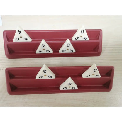 Triangle Dominoes - Full Travel Triangle Dominoes Set 4186309820505-1