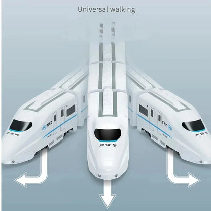 Kids Automatic Direction Changing Self-Driving Train Toy With Lights 5 Trains 10521987023194-1