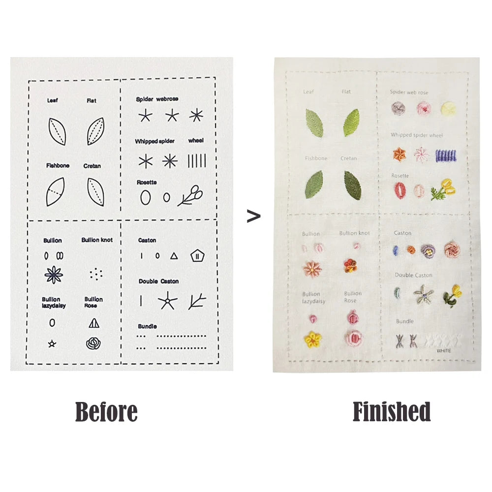 Embroidery Kit Journal to Creatively Craft, Stitch, and Share Your Story Set 15138893594950-1