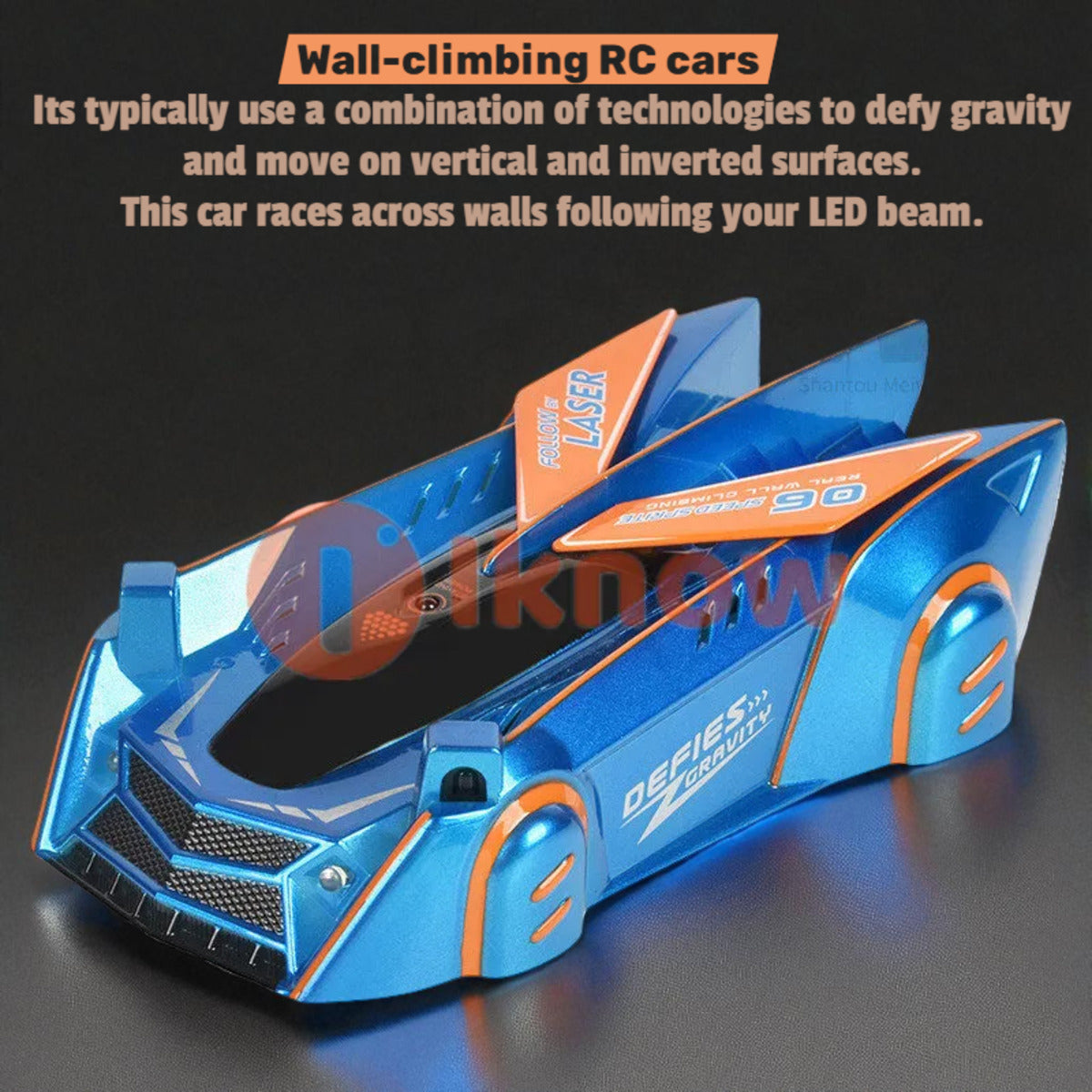 Gravity-Defying Laser RC Car 7120994468038-1