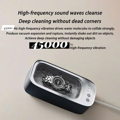 Ultrasonic Cleaning Device - Gentle, Efficient & Versatile for Jewelry, Glasses, Watches, and Dentures 9922172322113-1
