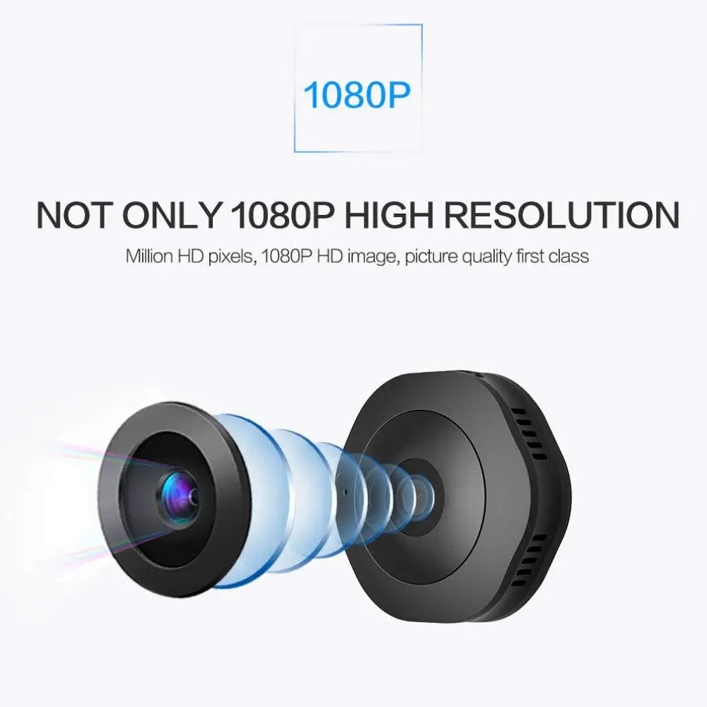4K Wifi Mini Camera -  Night Vision, Voice & Video Recording for Home Security 9936887021889-1