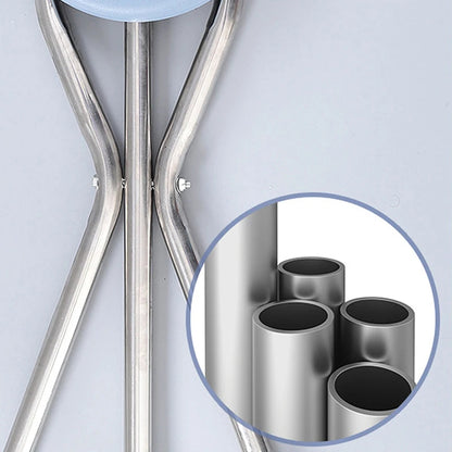 1Pc Folding Cane Seat Crutch Stool Adjustable Height Lightweight Portable 9537231159598-1