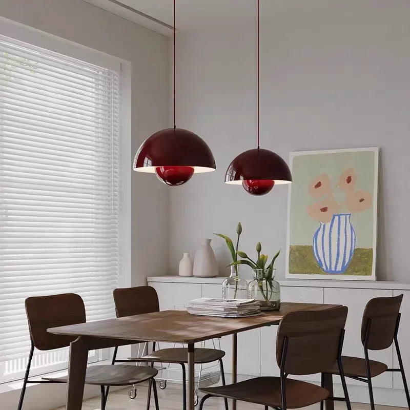 Scandinavian Style Half-Circle Chandelier – Multi-Colour LED Pendant Lighting Fixture 16cm 10215675724115-1