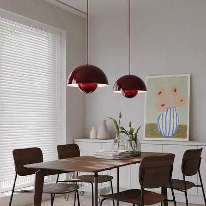 Scandinavian Style Half-Circle Chandelier – Multi-Colour LED Pendant Lighting Fixture 16cm 10215675724115-1