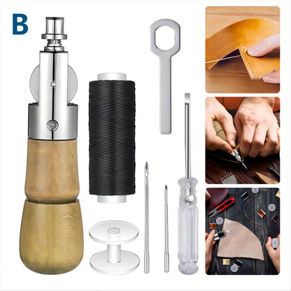 Professional Leather Stitching Tool Set For Craft Repair Handwork Projects 11529519497484-1