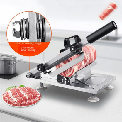 Manual Stainless Steel Frozen Meat Slicer With Adjustable Thin Slices 9730161443118-1