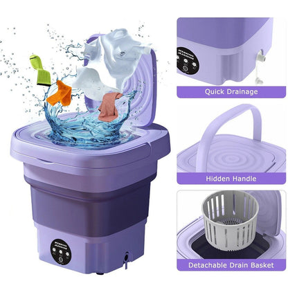 Portable & Foldable Washing Machine with Drying Function