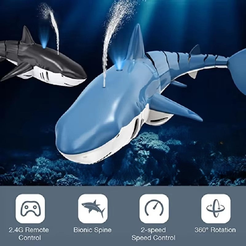 Sharky Remote Controlled Swimming Shark Toy 8561608425818-1