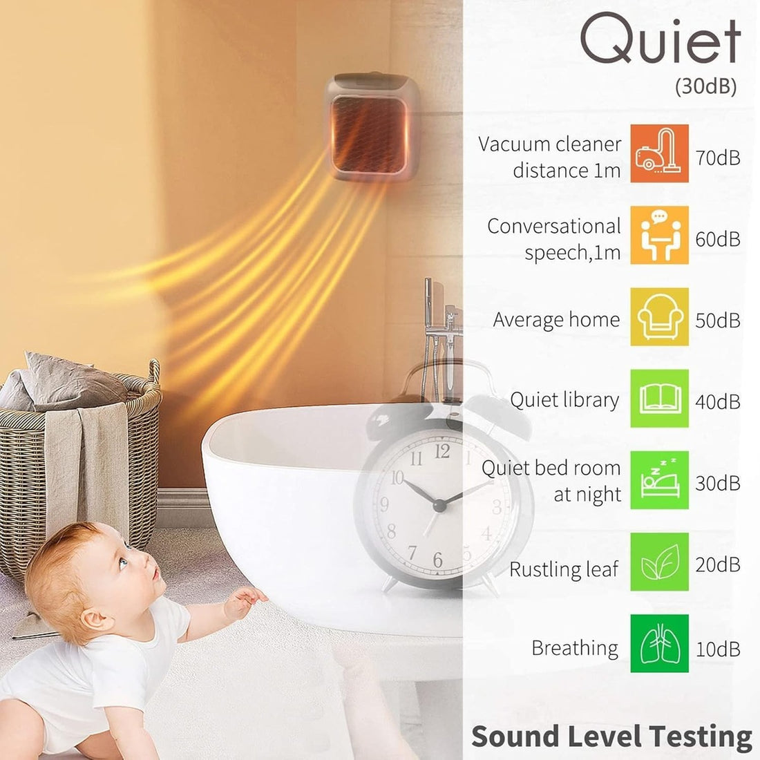 Portable Electric Space Heater - Compact & Energy-Efficient Heating Solution SH1751817214987860672