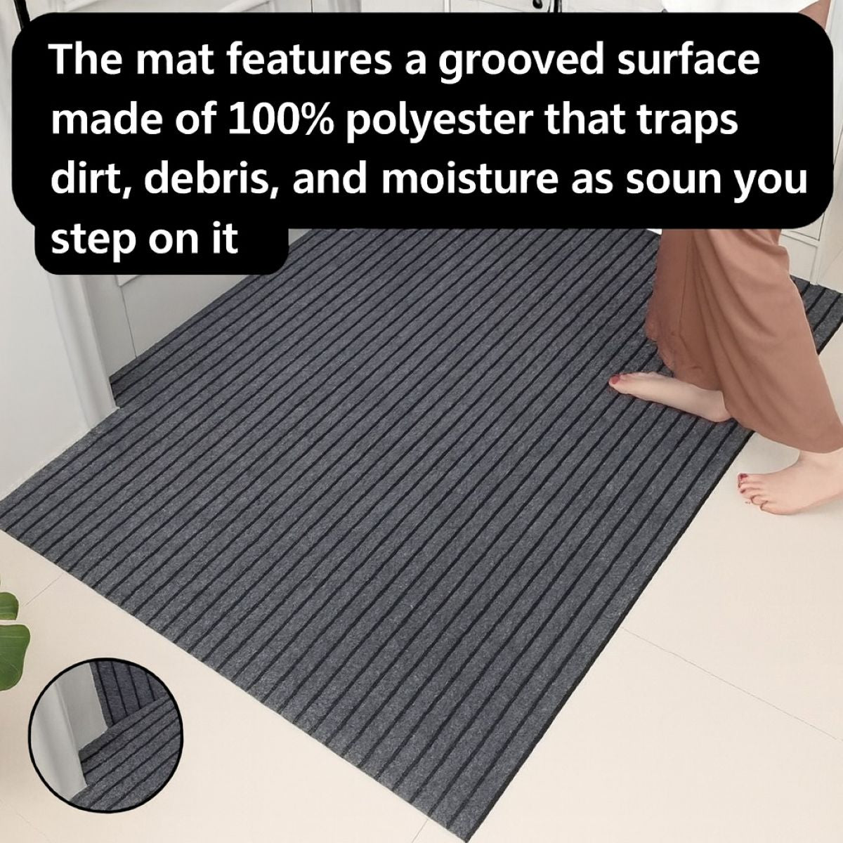 Non-Slip Weatherproof Doormat | Heavy Duty 10063795716435-1