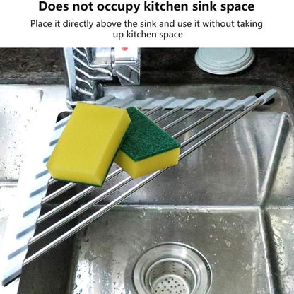 Adjustable Kitchen Retractable Drainer Rack For Sink Dish Drying Storage 6851373465700-1