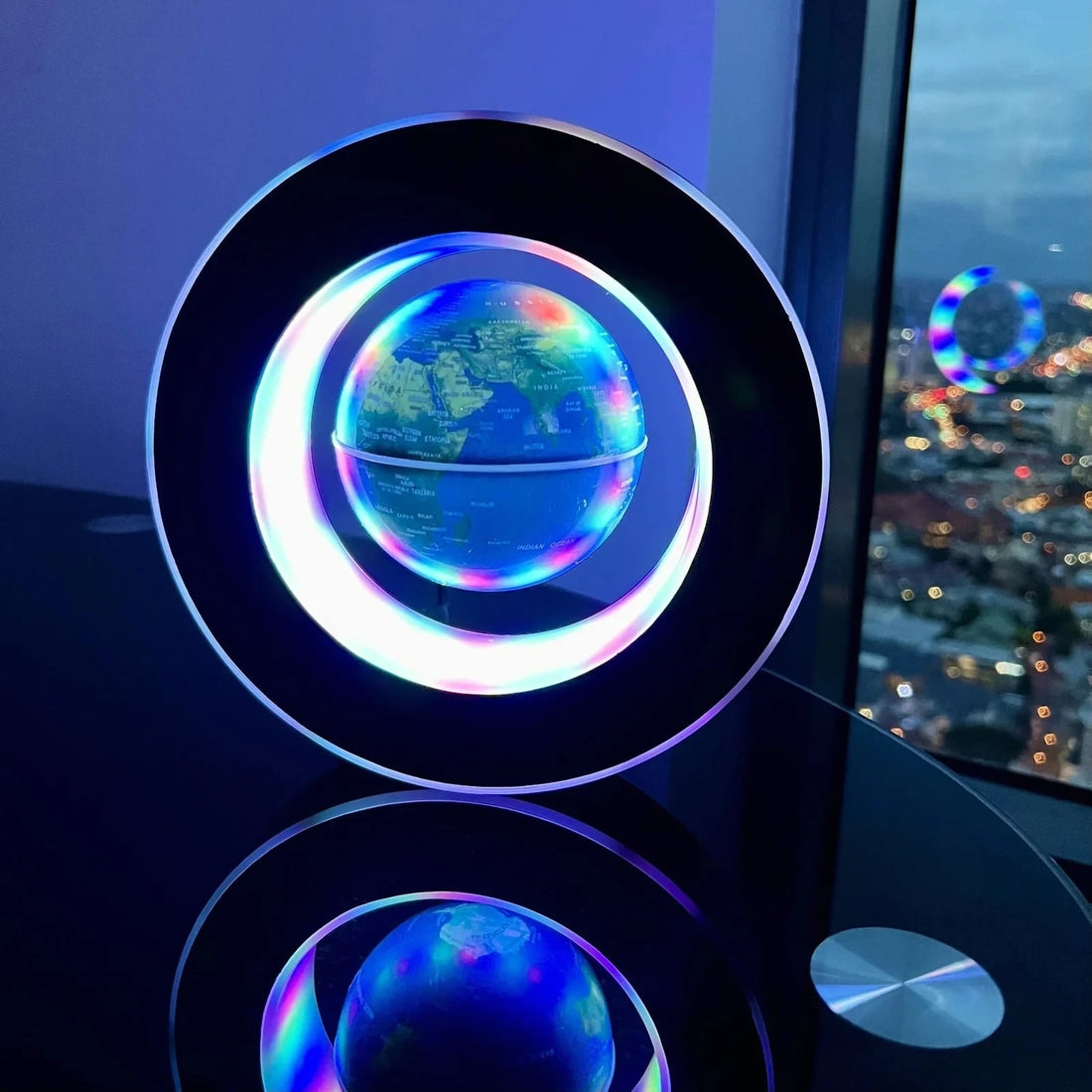 Levitating Led Globe – Magnetic Floating World Map With Light-Up Frame Modern Decor & Unique Gift Idea 10284816105750-1
