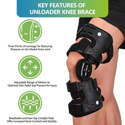 Osteoarthritis Unloader Knee Brace – Medial & Lateral Support For Bone-On-Bone Arthritis Relief 9831482917142-1