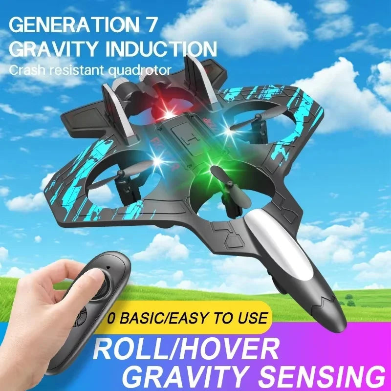 Aeroflux Rc Jet Plane Glider – .4G Remote Control Stunt Aircraft With Led 15616276332924-1
