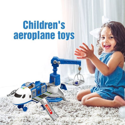 Interactive Professional Plane Play Set - Size Passenger Plane Kids Airliner Toy Car for Children's Gift (4+ year) BER-SPEELGOED-TEC