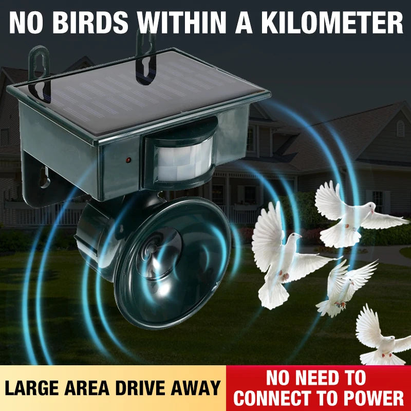 Premium Motion Sensor Bird Repeller And Scarer 15179482562908-1