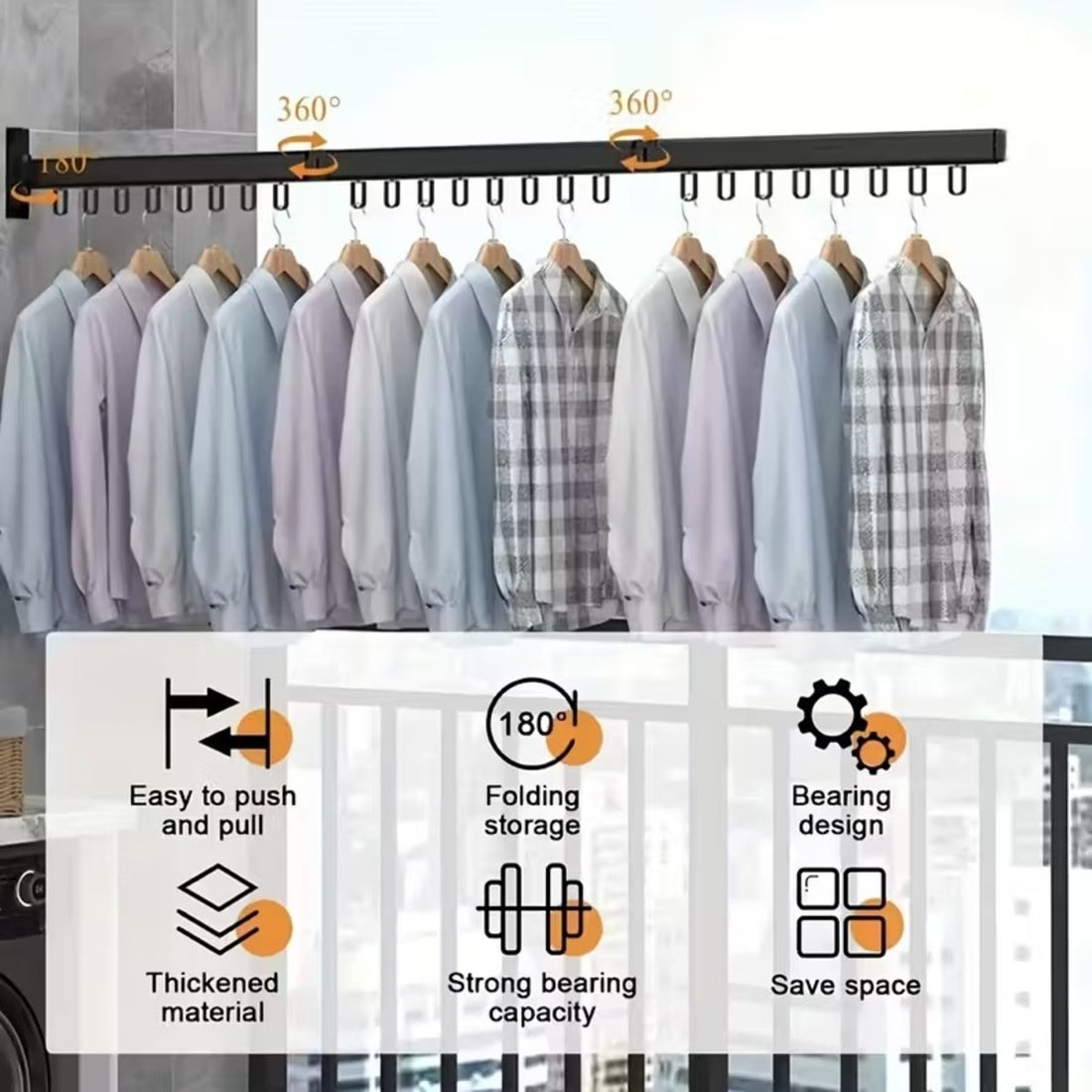Clothes Drying Rack | Foldable Space-Saving Design | Indoor & Outdoor Use 15152381952326-1