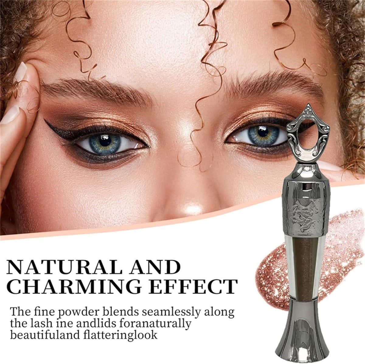 Herbal Eyeliner Natural & Gentle Formula - Long-Lasting Smudge-Proof Color 15155230769478-1