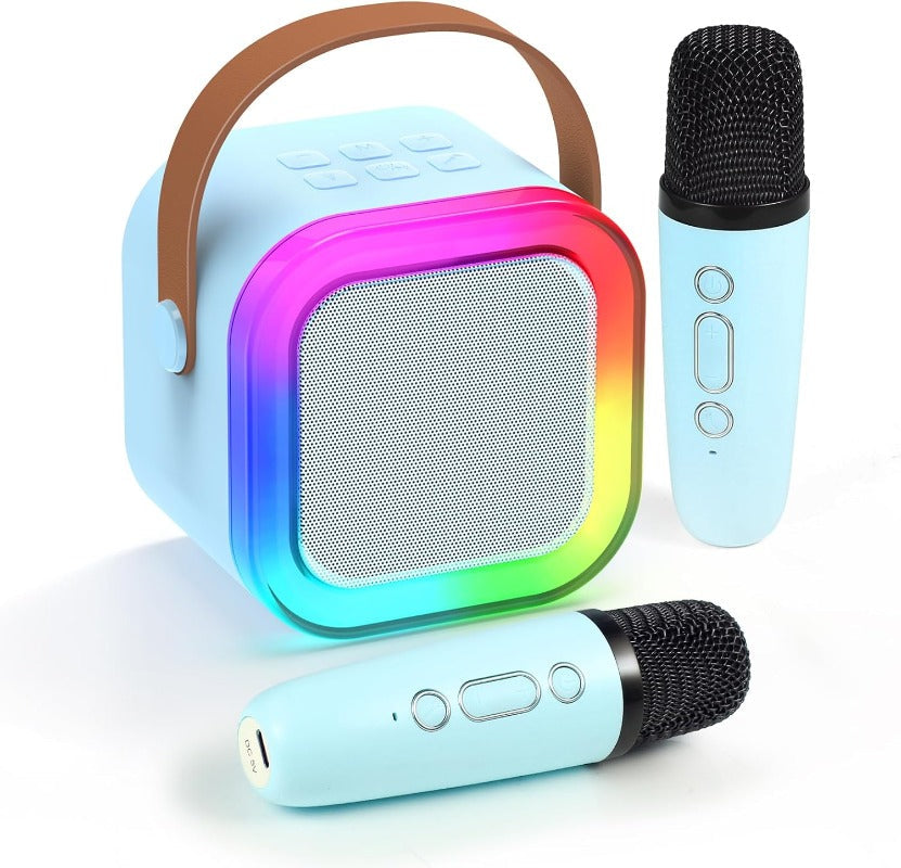 Portable Bluetooth Karaoke Machine With Rgb Subwoofer