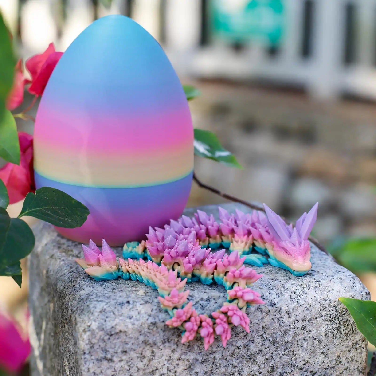 3D Printed Mystical Dragon Egg Crystals