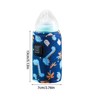 Portable Baby Bottle Warmer With Usb And Thermal Bag