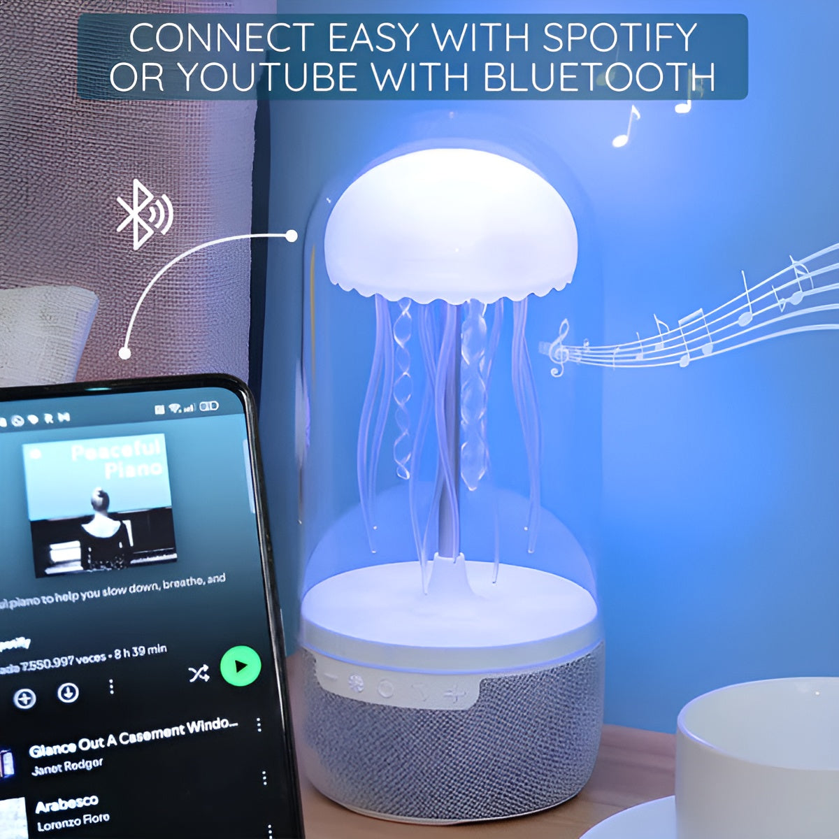 Portable Jellyfish Lamp Speaker