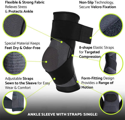 Achilles Tendon Brace For Sprained Ankle Stabilizing Heel Spur Arch Support Reduce Swelling