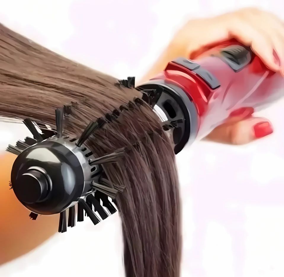 Rotating Hair Dryer Blowout Brush