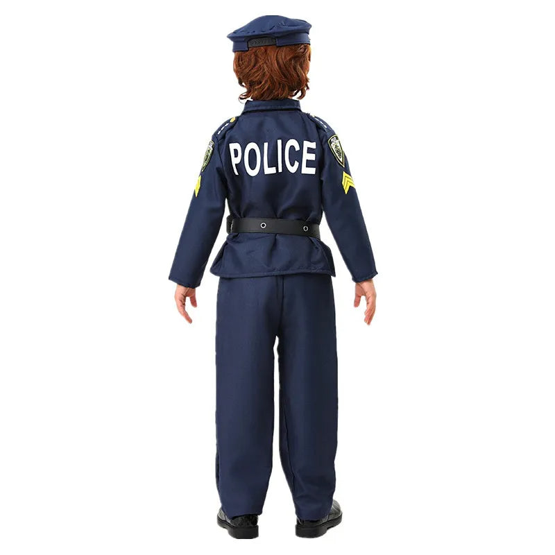 Childs Police Costume Real Junior Cop Outfit for Halloween