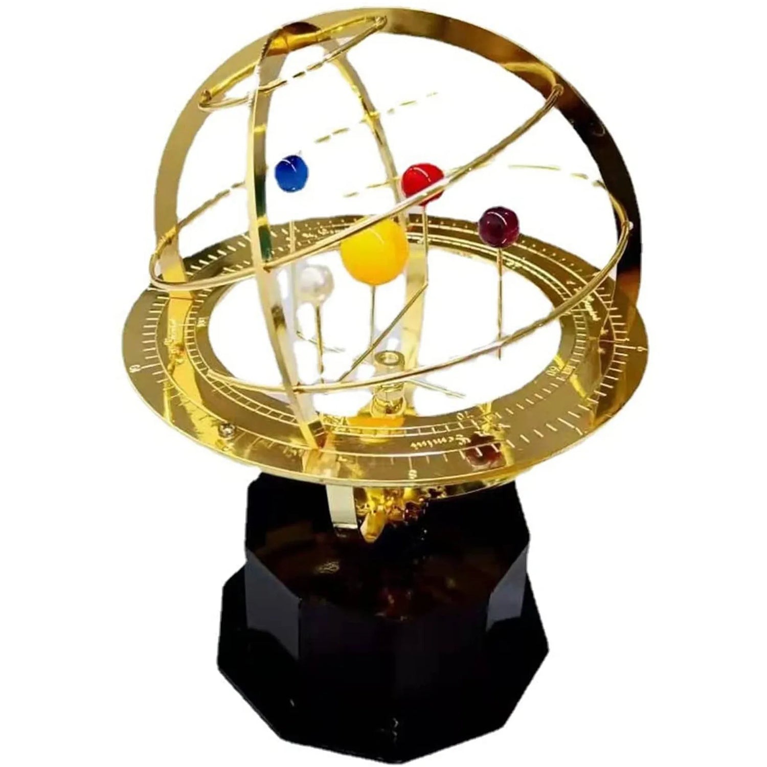 Solar System Model - Retro Planet Metal Model Kit, Science Art Decoration Indoor Table Ornament 15146749722950-1