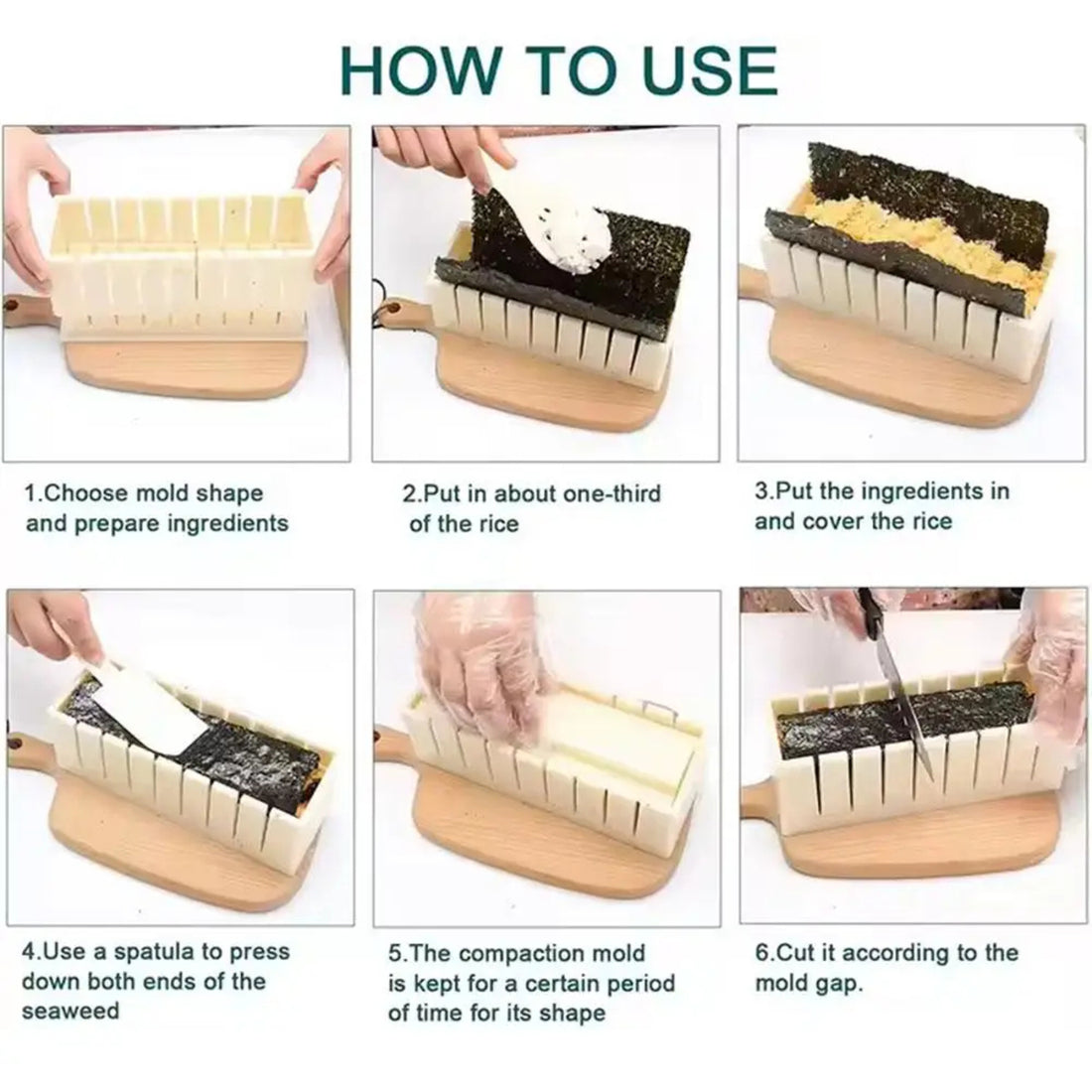 Sushi Making Kit - Easily Prepare Your Sushi at Home 15227115176323-1